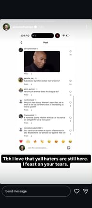 Ohanian's Instagram story