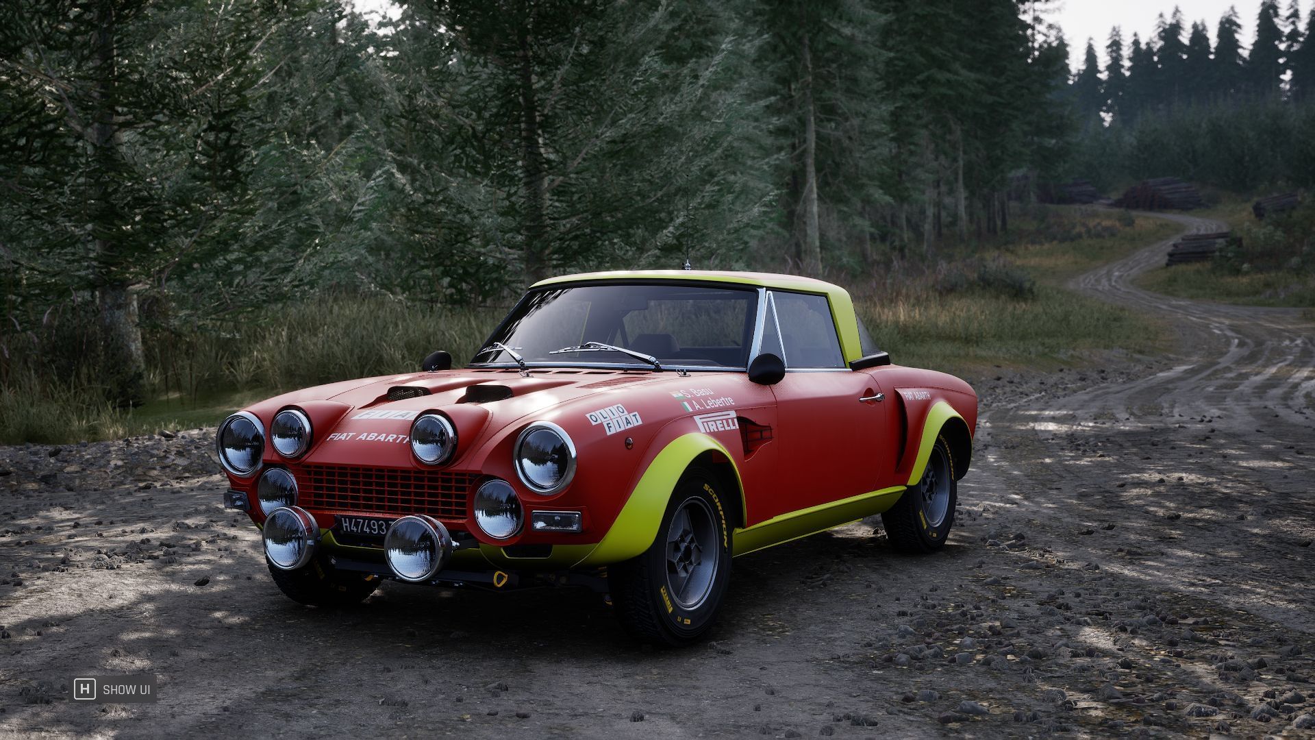 The legendary Fiat Abarth 124 Rally 16 V in AC Rally (Image via Sportskeeda Gaming || Supernova Games Studios)