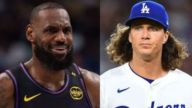 "Sounds like LeBron James when he joined the Heat, pathetic" - Fans ridicule Tyler Glasnow over his comments during World Series victory celebration