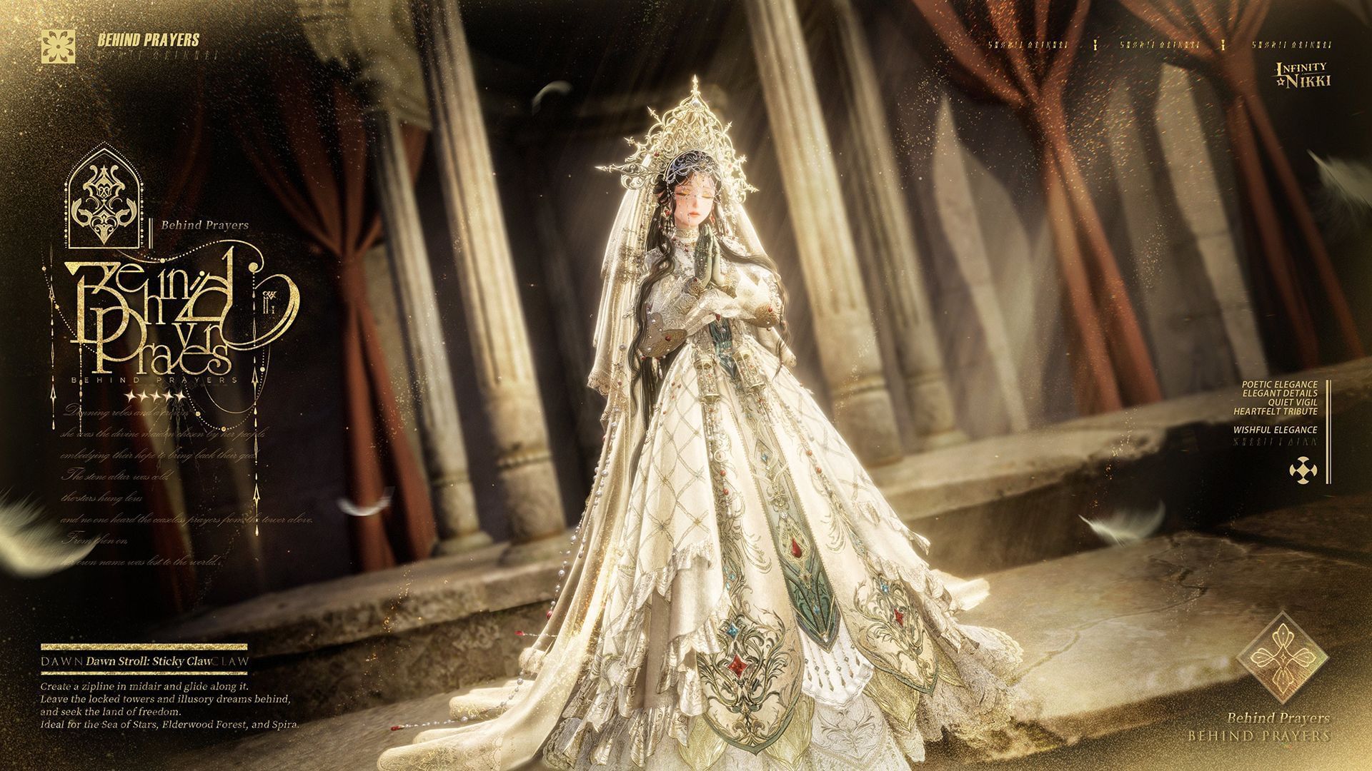 5-star outfit Behind Prayers (Image via Infold Games)