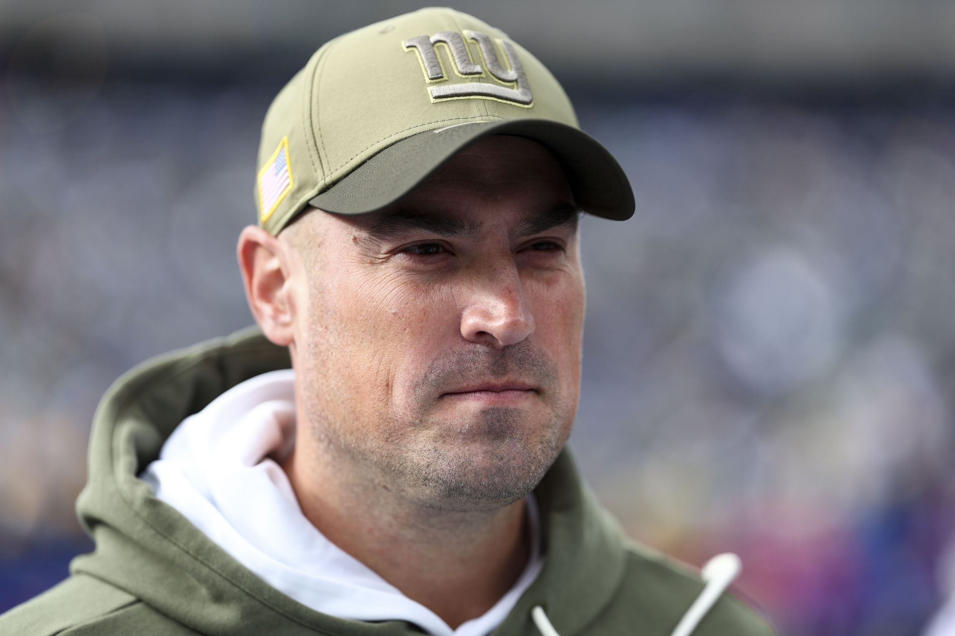 Mike Kafka v zápase Green Bay Packers vs New York Giants – NFL 2025 – Zdroj: Getty