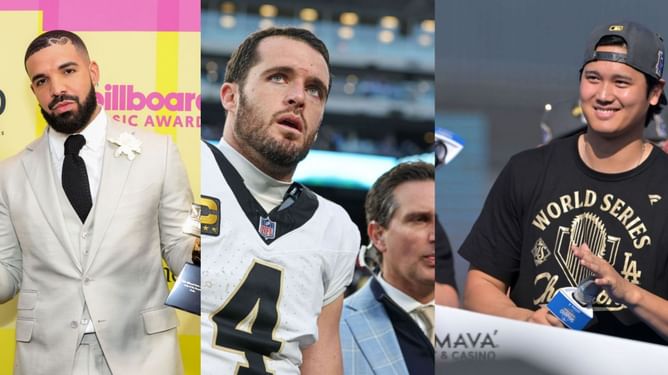 Derek Carr hypes up Shohei Ohtani on dissing Drake after Dodgers' World Series win