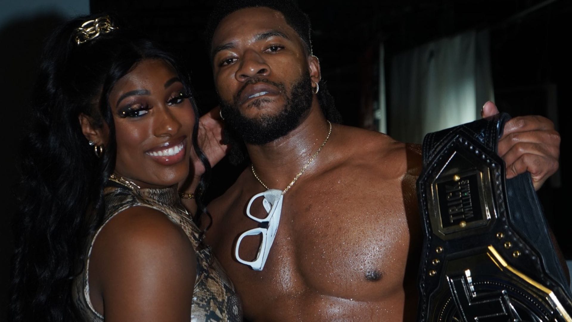 WWE's Lash Legend on her real-life romance with Trick Williams: "We're supposed to be together"