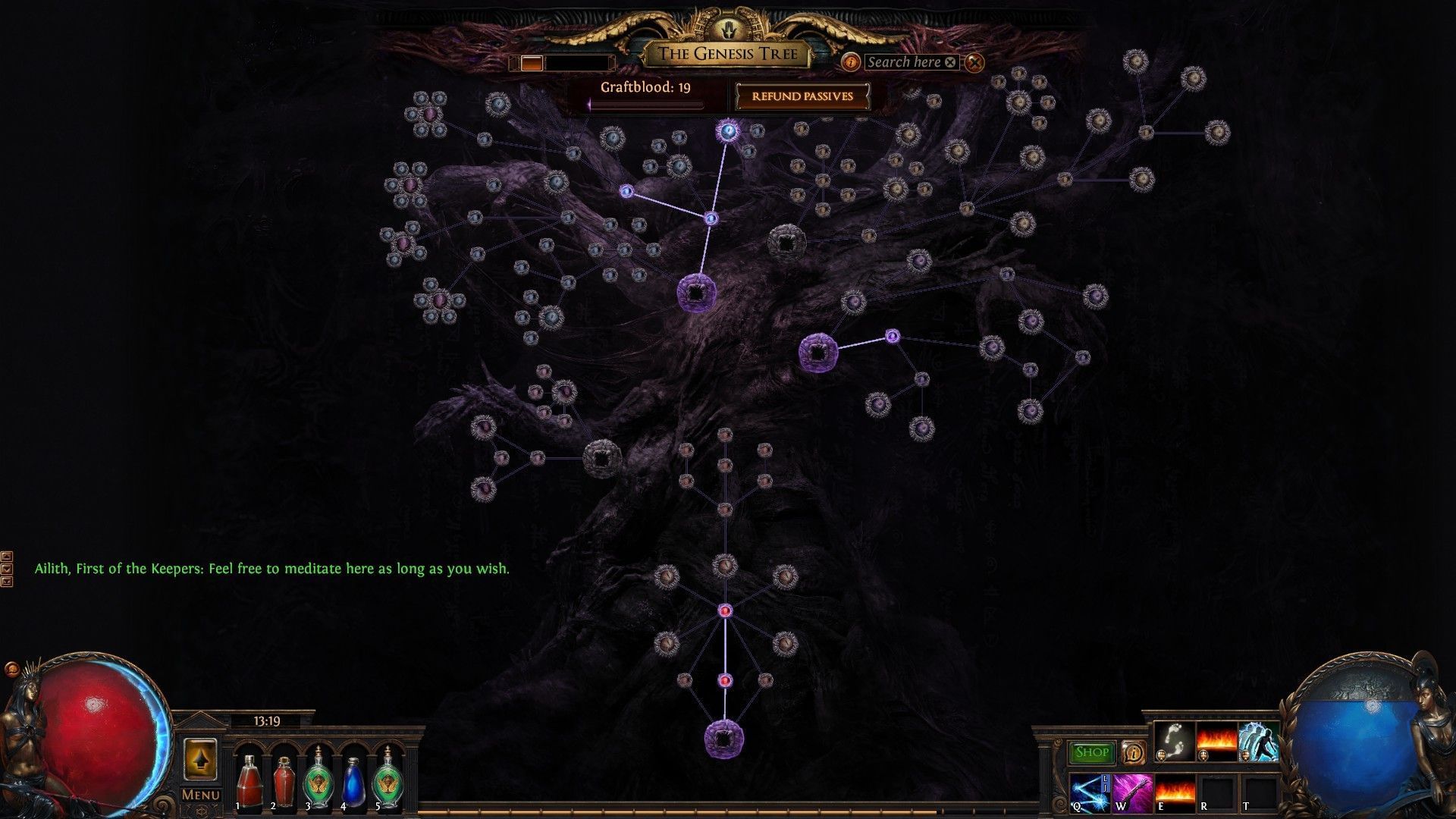 Strom ve stromu (obrázek přes Grinding Gear Games)