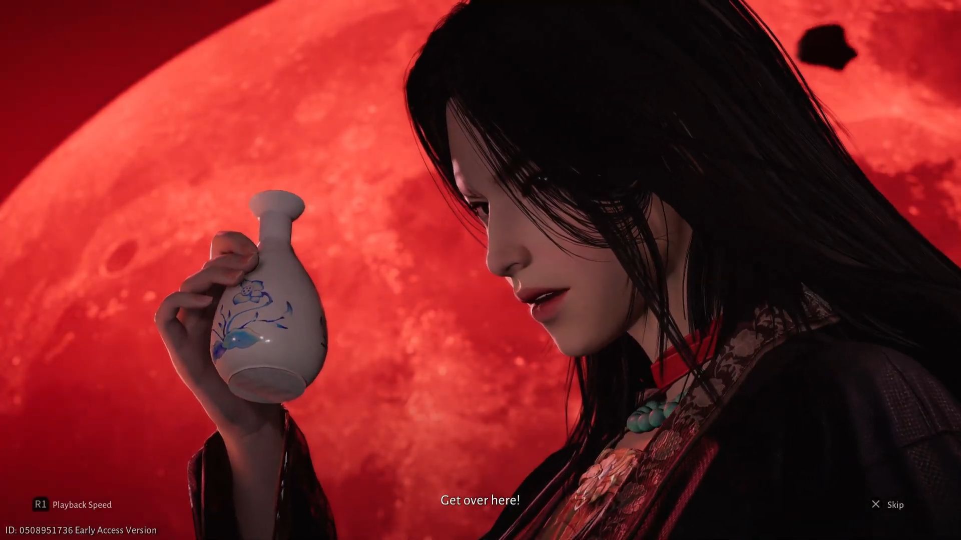 Fight off the woman who looks like Aunt Han (Image via NetEase Games)