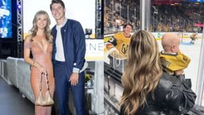 Mitch Marner wife Stephanie and son Miles rock 'The Hangover'-inspired costumes for their first Halloween in Las Vegas