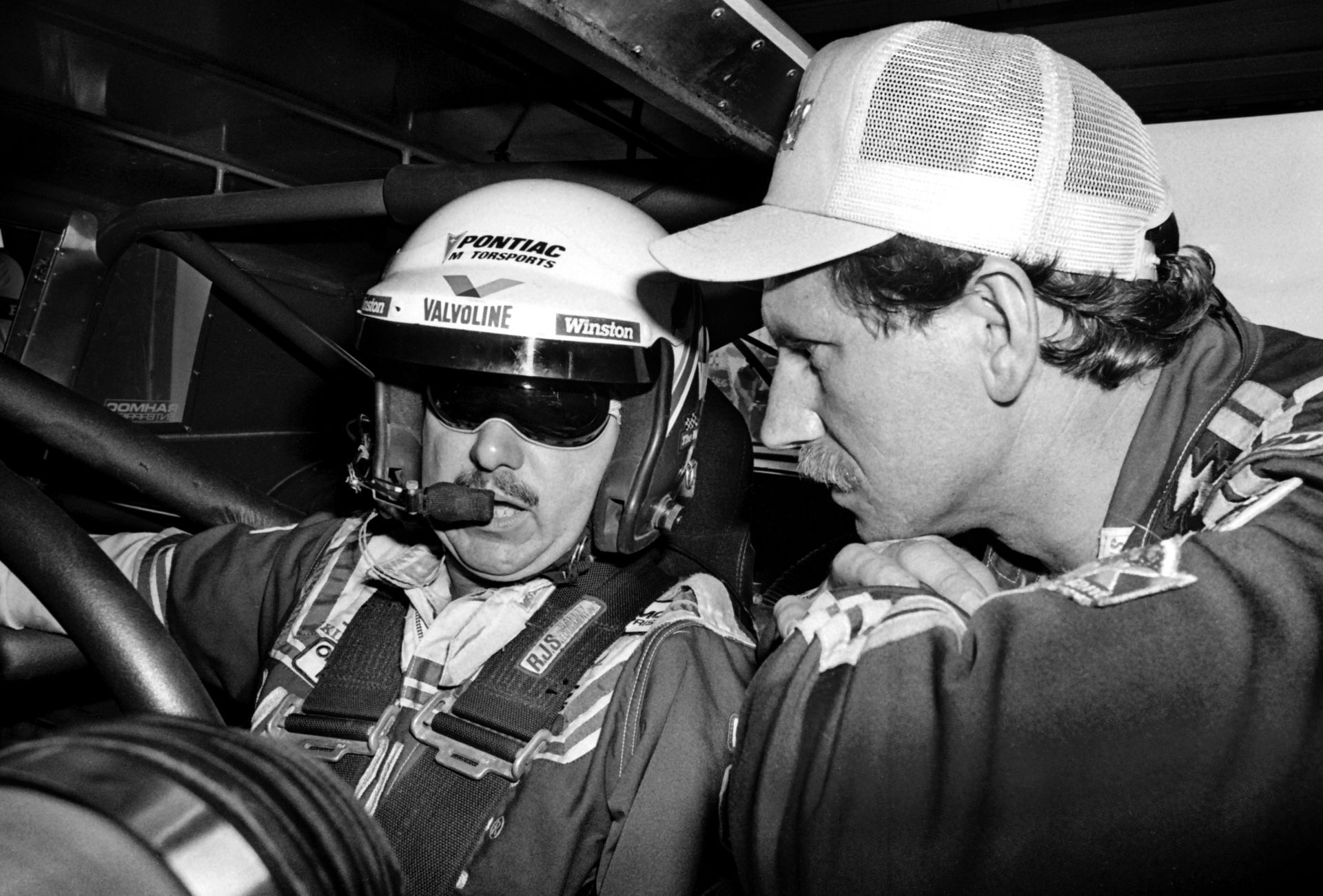NASCAR drivers Neil Bonnett and Dale Earnhardt Sr. - Source: Getty