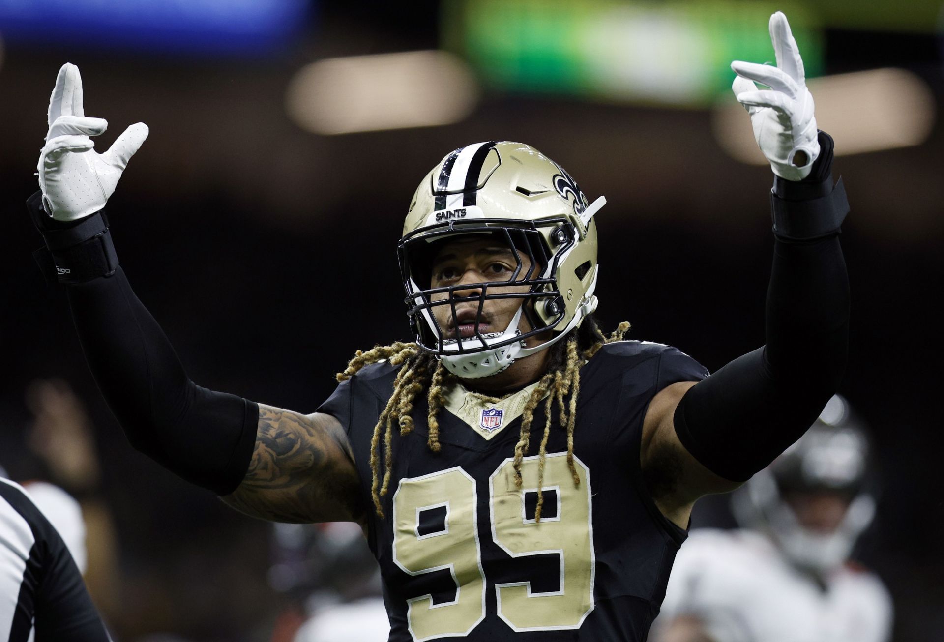 Chase Young at Tampa Bay Buccaneers v New Orleans Saints - Source: Getty