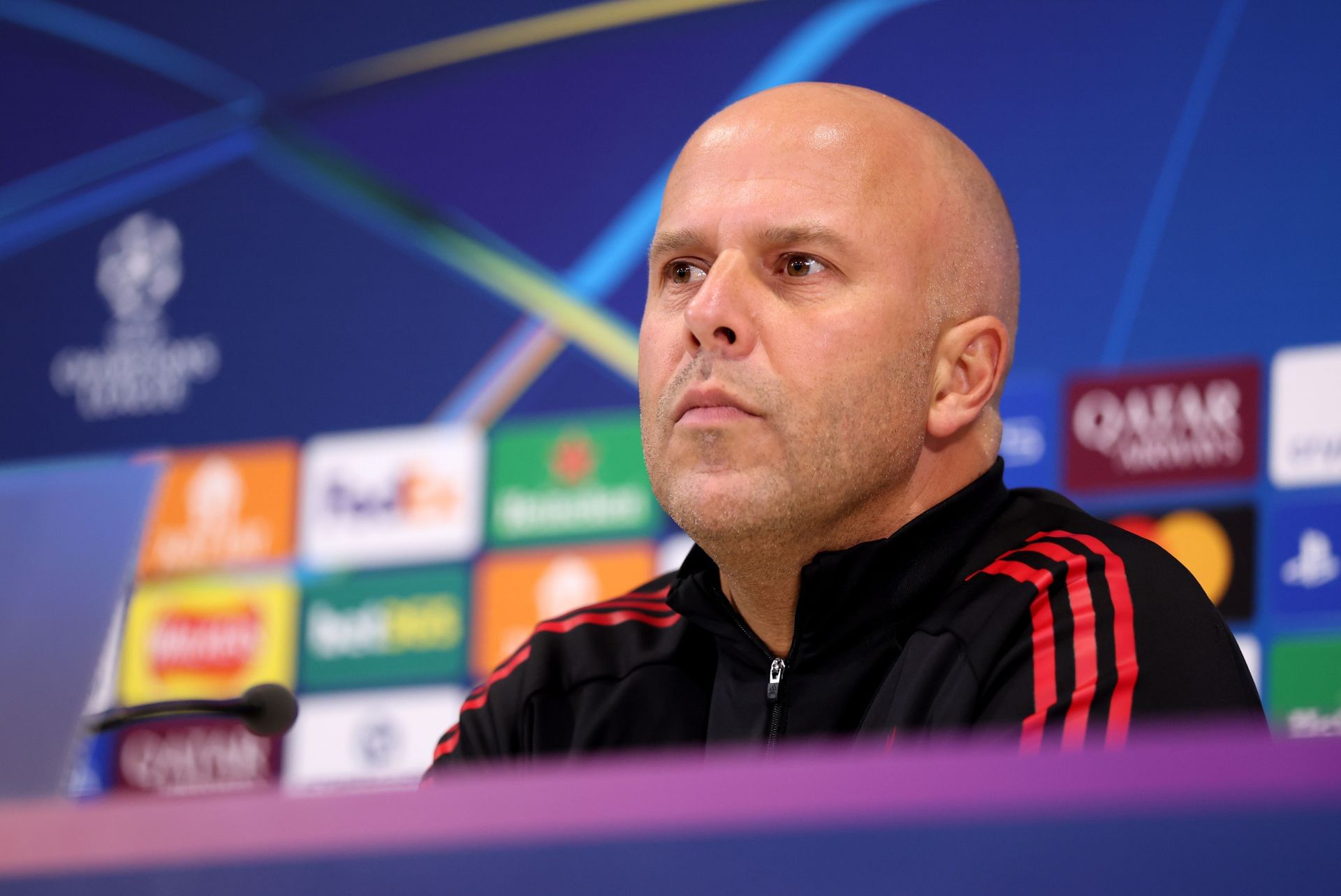 Liverpool FC Training Session And Press Conference - UEFA Champions League 2025/26 League Phase MD4 - Source: Getty