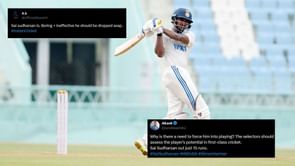 "The obsession with playing Sai Sudharsan is hurting the team" - Fans slam management as batter wastes another opportunity in IND vs SA 2025 2nd Test