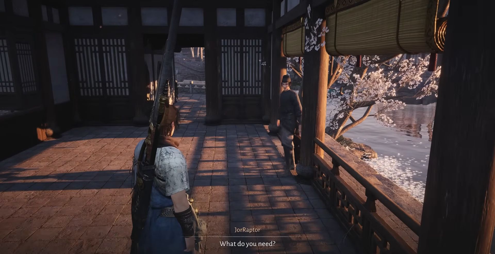 Talk to Wang Ping&#039;an to start the quest (Image via NetEase Games || JorRaptor on YouTube)