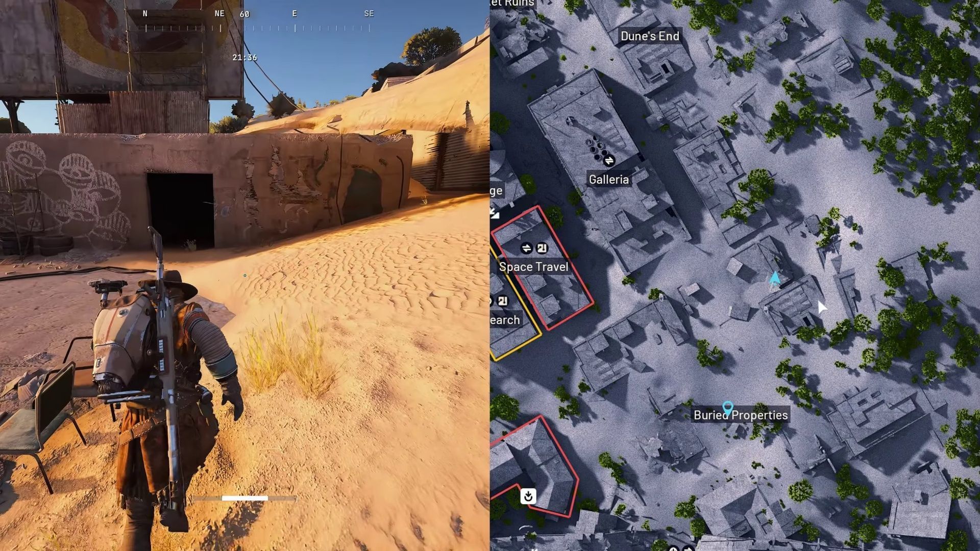 Dom s nástennou maľbou v Buried City (Obrázok cez Embark Studios || YouTube/@the_takibo)