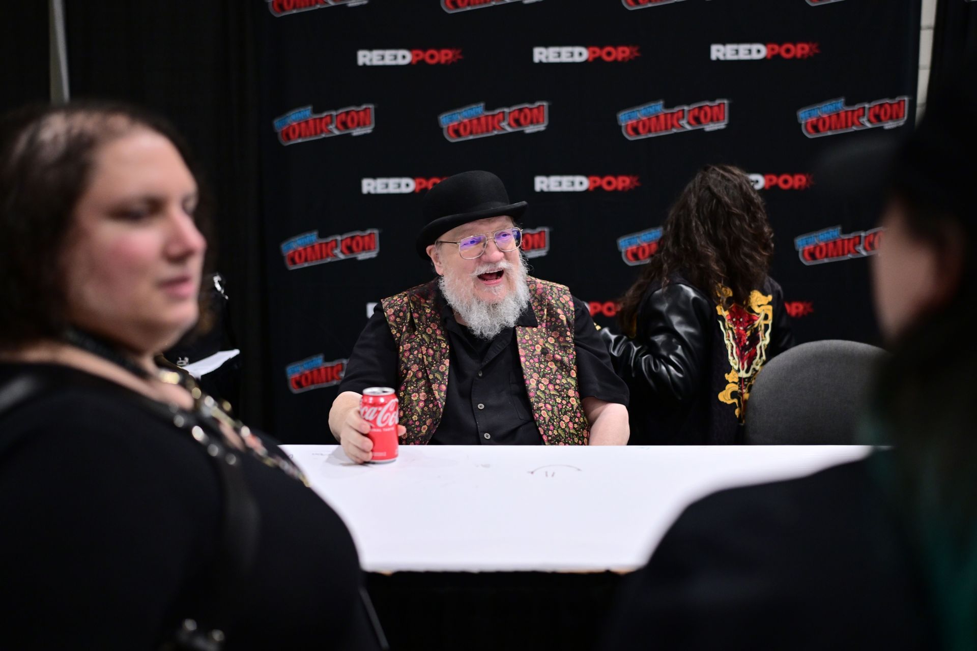 George R. R. Martin at the New York Comic Con 2025 (Image via Getty)