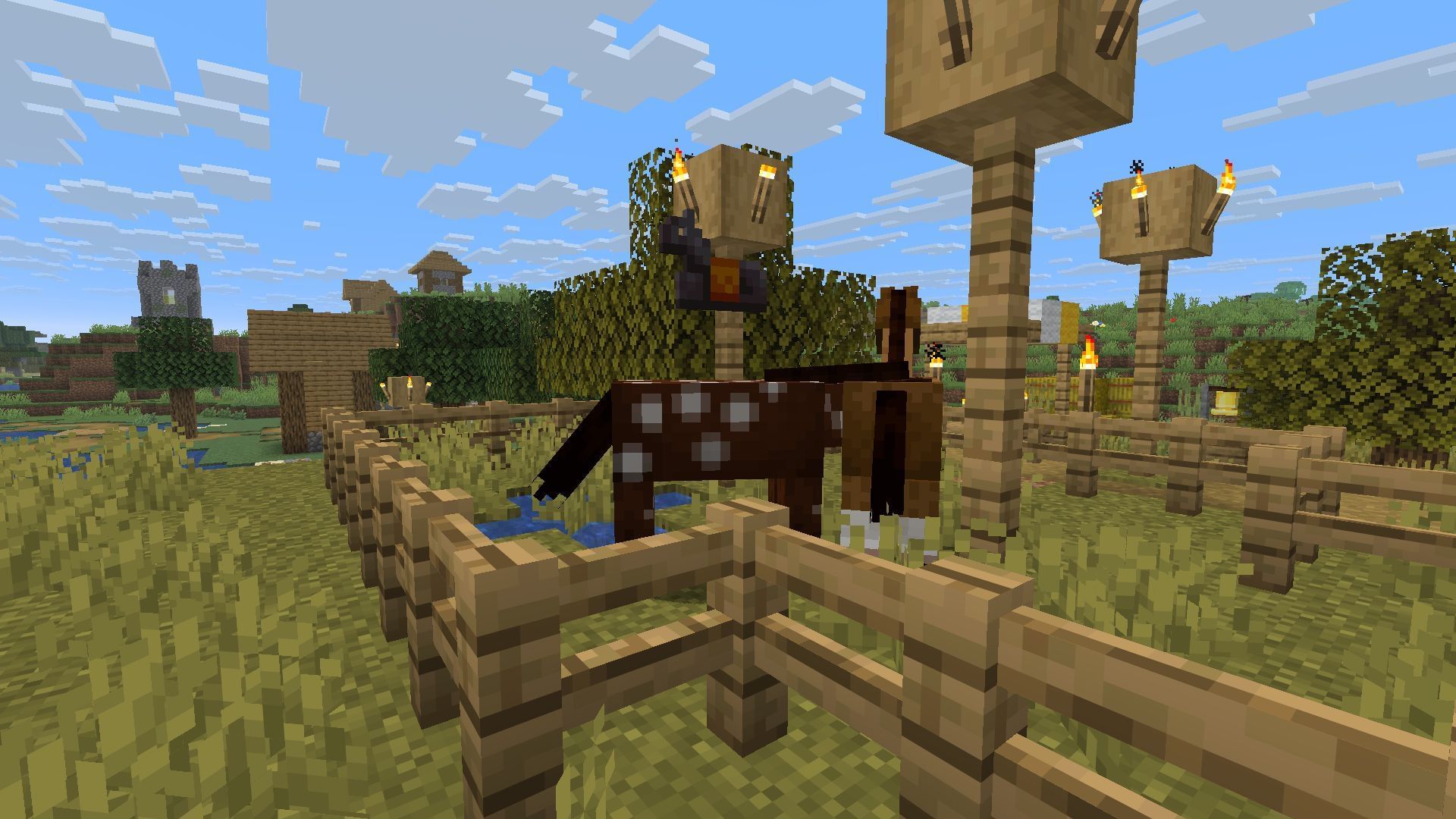 Netherite horse armor (Image via Mojang)