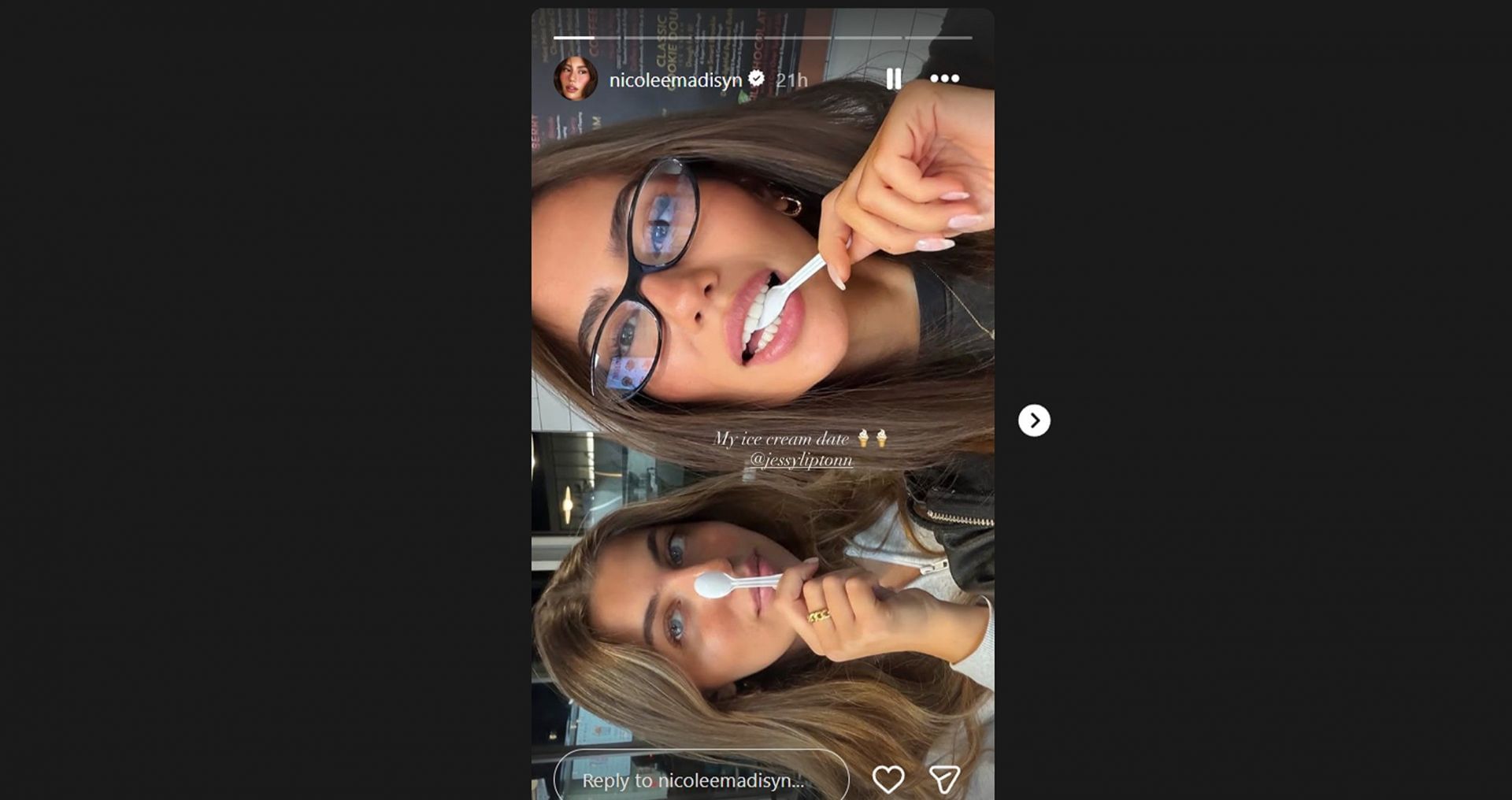 Jahmyr Gibbs&rsquo; girlfriend, Nicole Anderson, shares a glimpse of her &ldquo;ice cream&rdquo; dates/@nicoleemadisyn