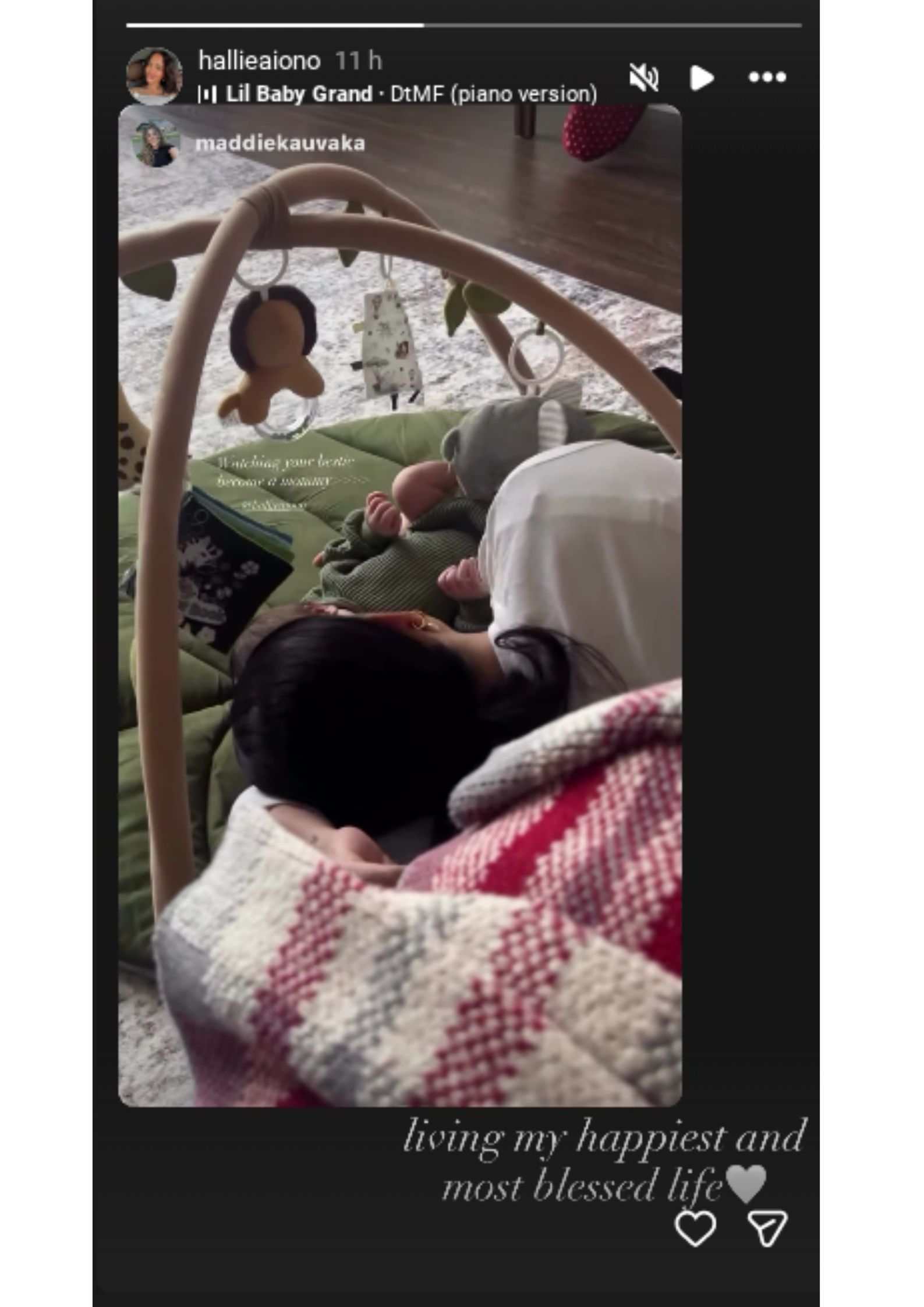 Source: (Via Instagram/ @hallieaiono)