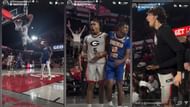 Dominique Wilkins shares his son's windmill dunk's video on his IG story. (Credits: @dominiquewilkins21/IG)