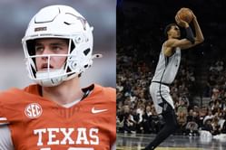 "Arch Manning is just a nepo baby": CFB fans react to Victor Wembanyama being less excited about meeting Texas QB