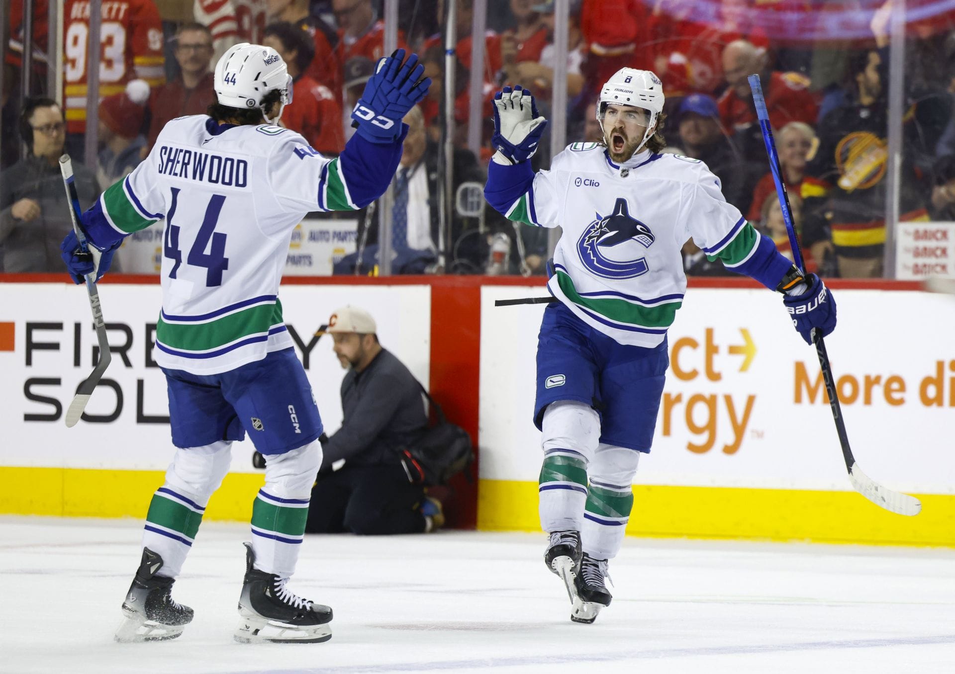Vancouver Canucks v Calgary Flames - Source: Getty