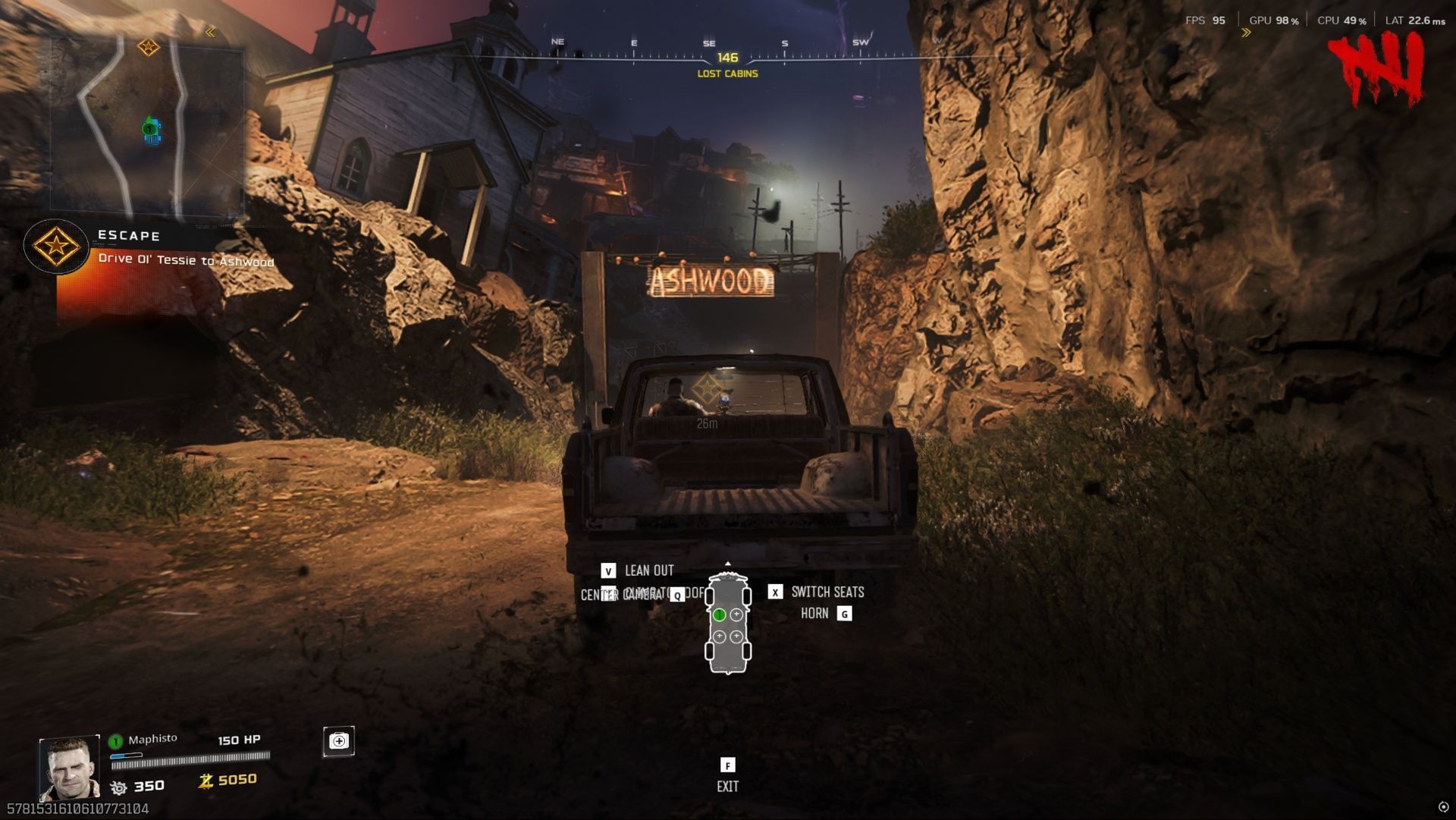 Drive Tessie to reach Ashwood POI in Black Ops 7 Zombies Ashes of the Damned (Image via Activision)