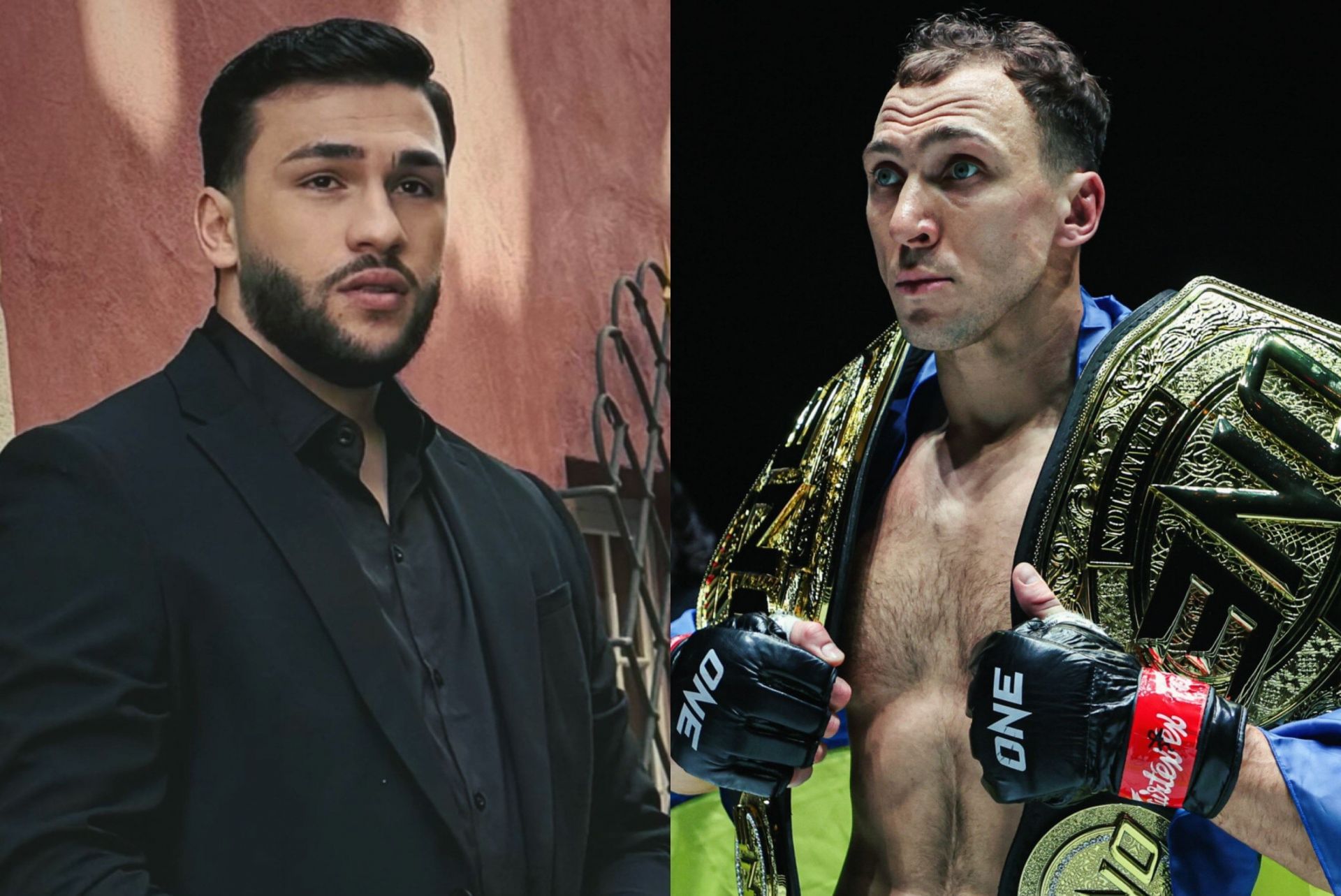 From left) Samet Agdeve and Roman Kryklia. [Images: ONE Championship and Instagram @samet_agdeve]