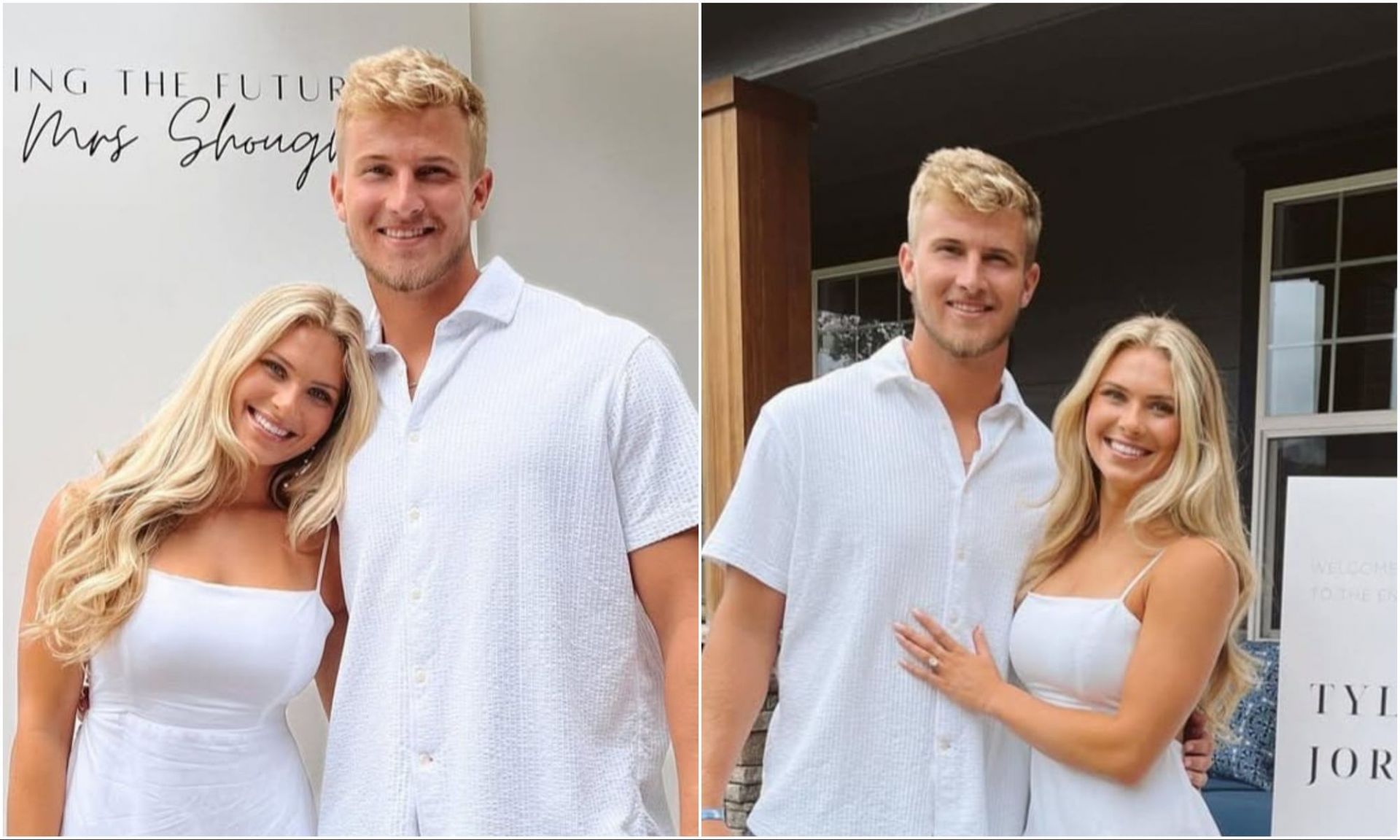 Tyler Shough and wife Jordon