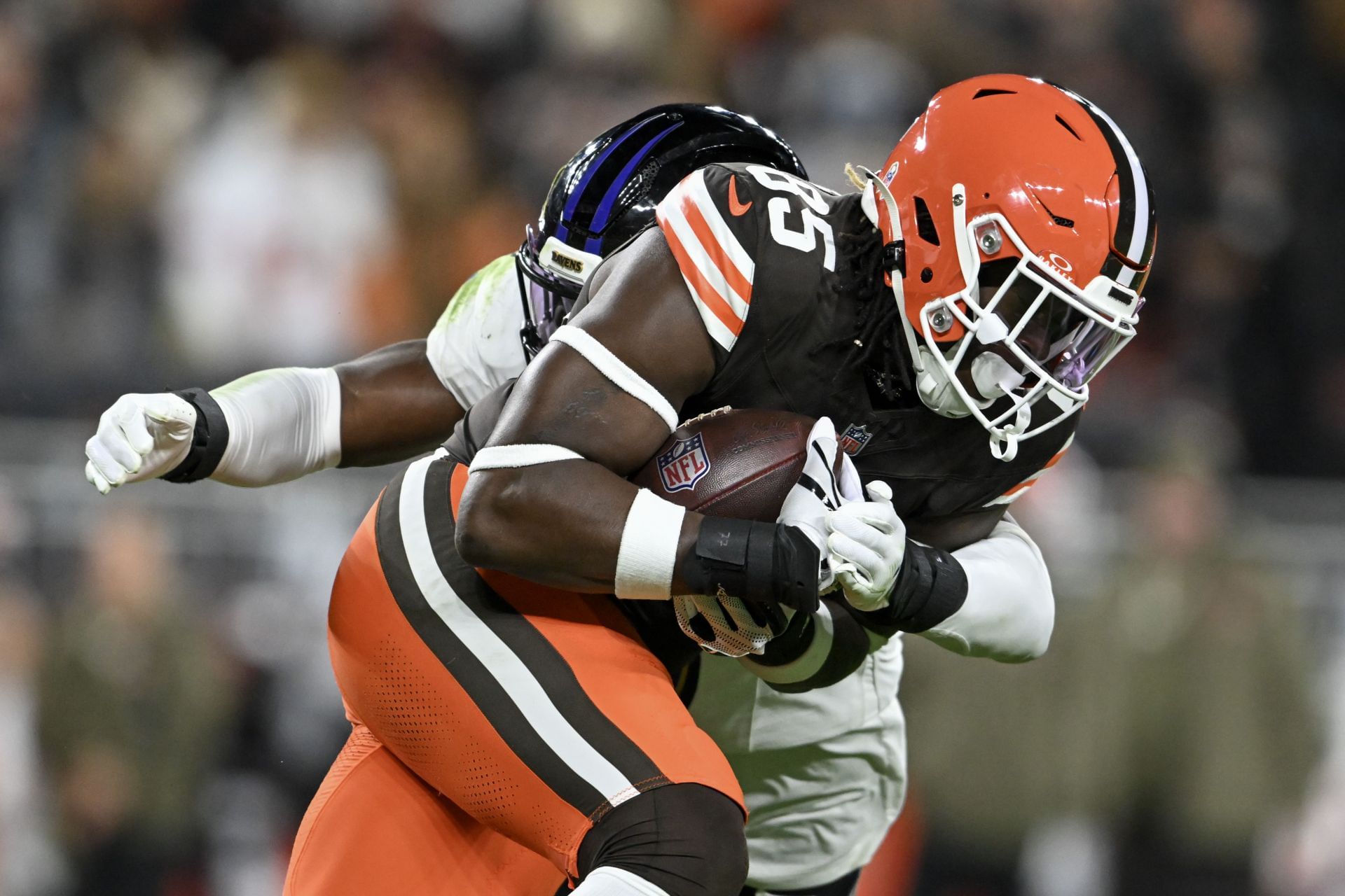 David Njoku at Baltimore Ravens v Cleveland Browns - NFL 2025 - Source: Getty