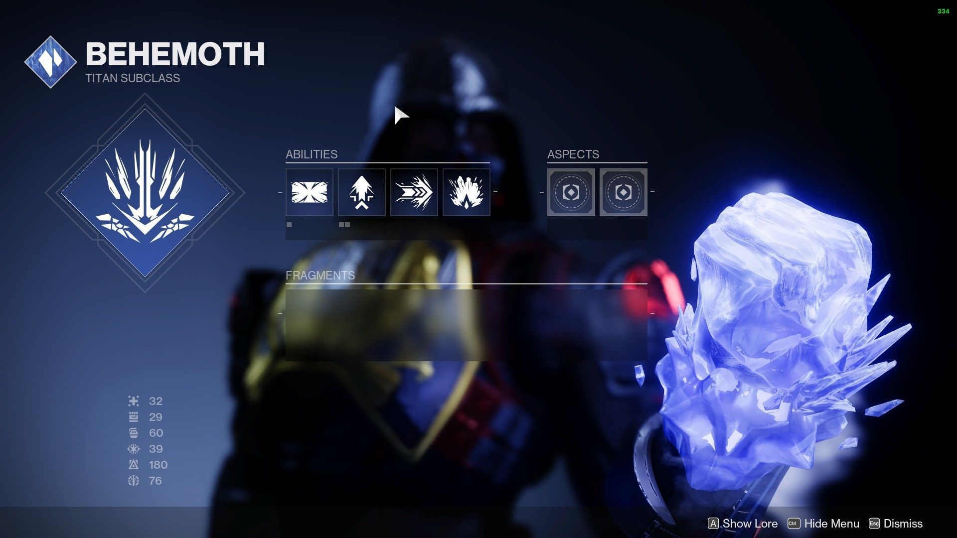 Stasis Subclass (Image via Bungie) 