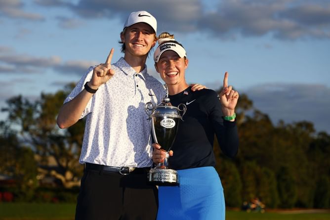 Nelly Korda gives out a 4-word message as Sebastian Korda makes special announcement