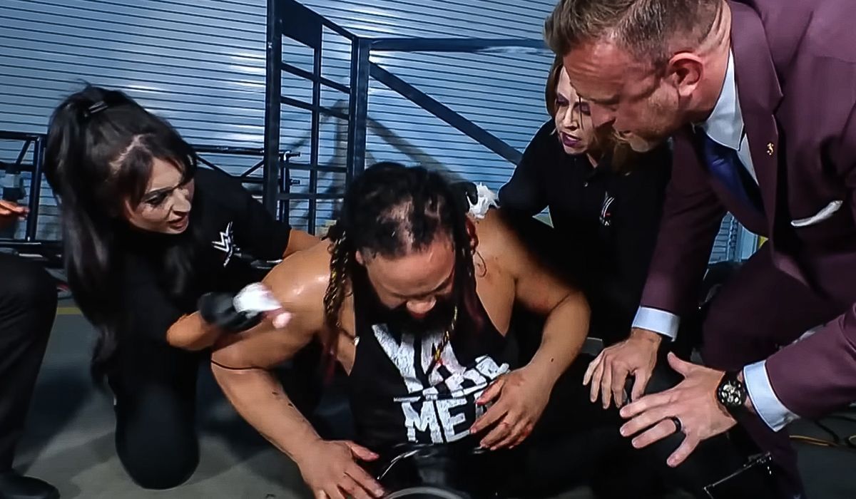 Jacob Fatu was attacked backstage mysteriously. [Image credits: WWE on YouTube]