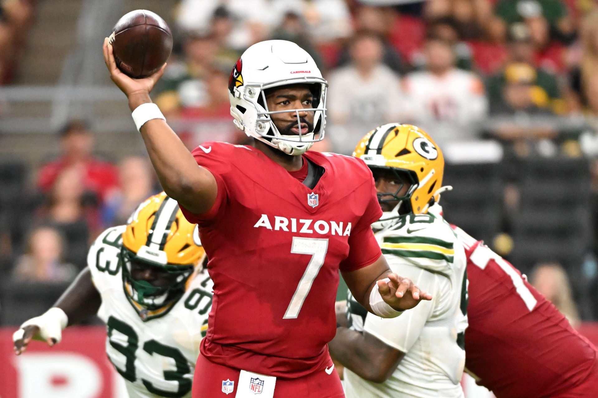 Jacoby Brissett v Green Bay v Arizone - Zdroj: Getty