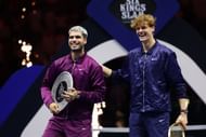 Carlos Alcaraz and Jannik Sinner at the Six Kings Slam 2025. (Photo: Getty)