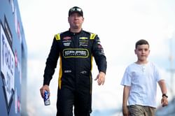 “Busches at the Bullring”: Kyle Busch shares a family tradition as he races alongside son Brexton in Las Vegas