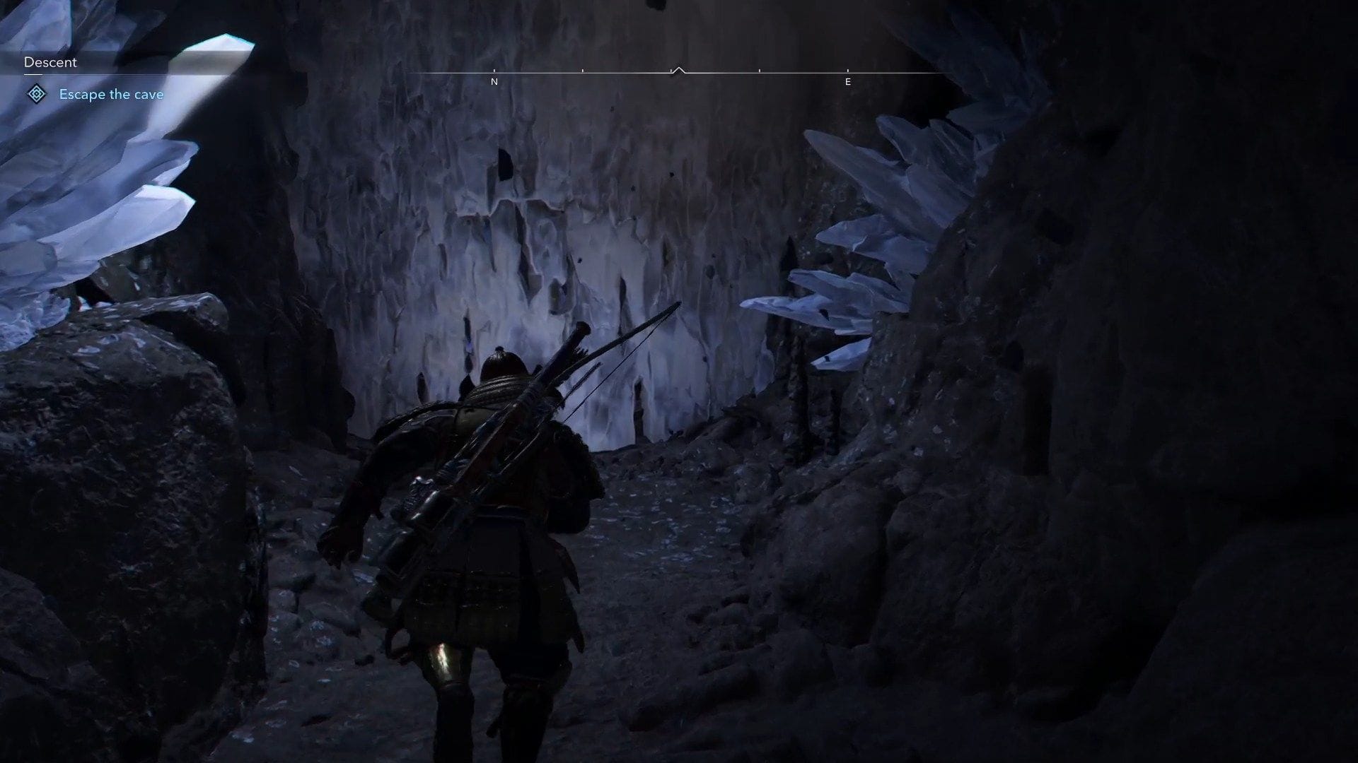 Yasuke can break the crystals with his body (Image via Ubisoft)