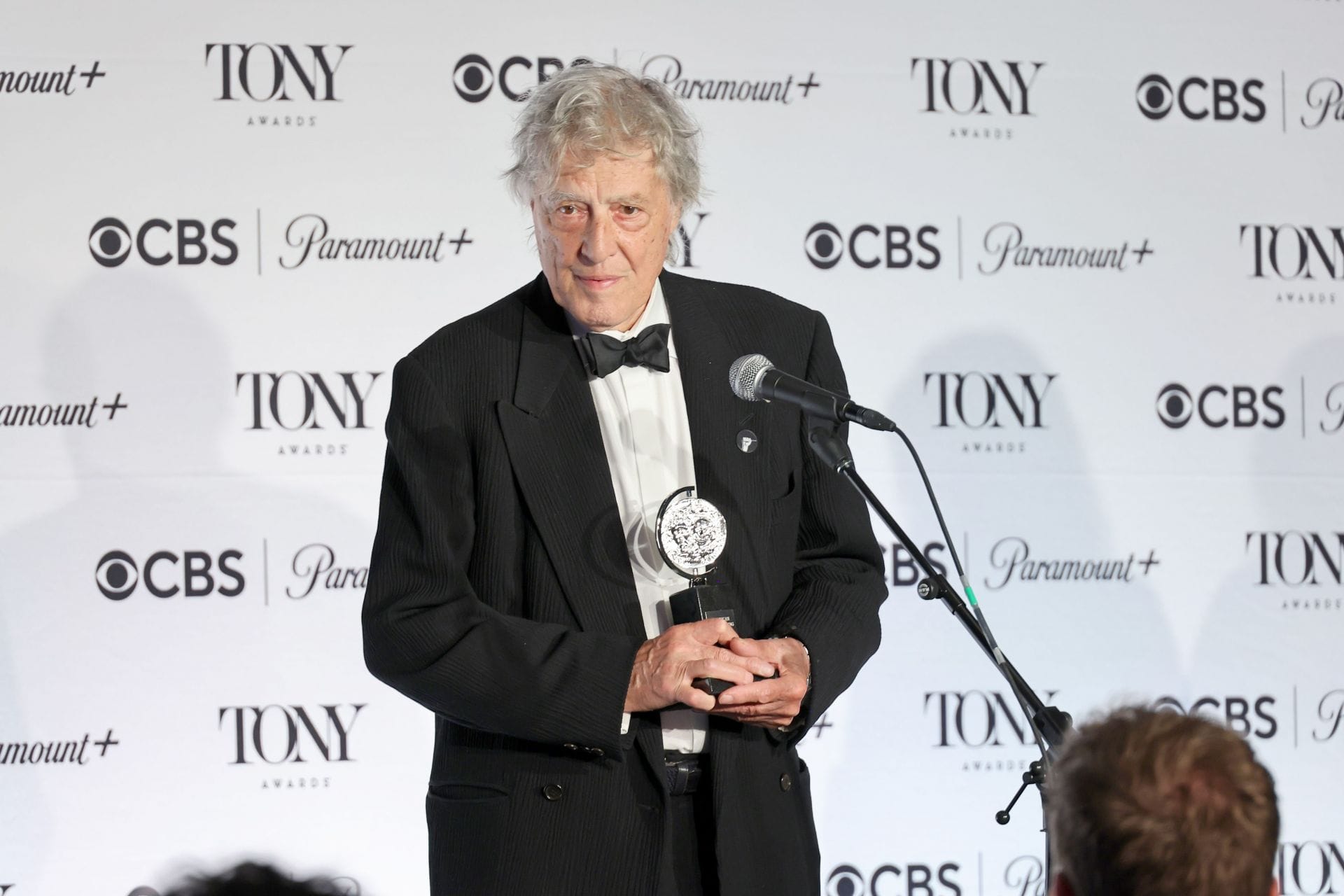 Tom Stoppard at the 76th Annual Tony Awards (Image via Getty)
