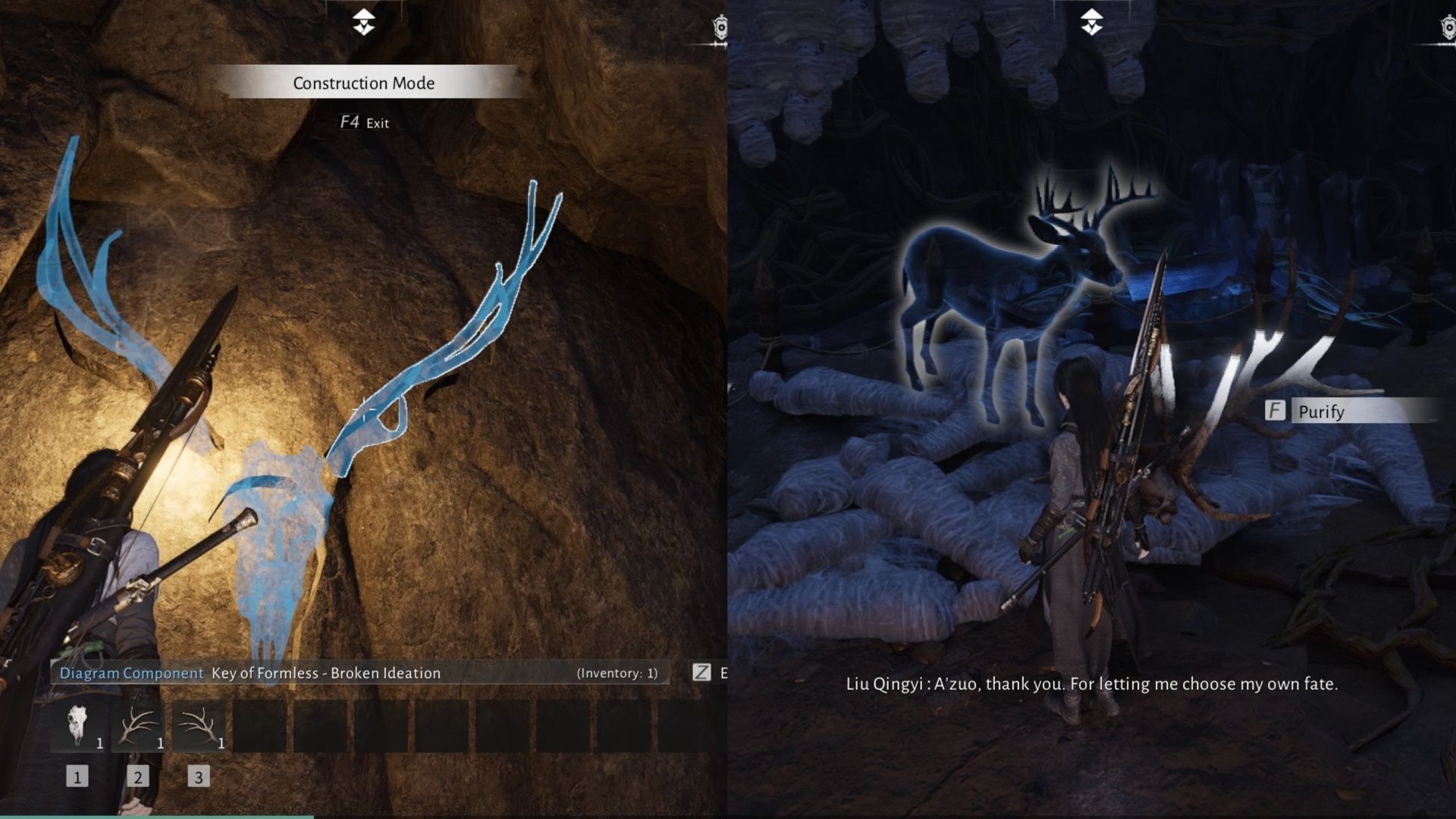 Purify the deer statues and place them on the door (Image via NetEase)