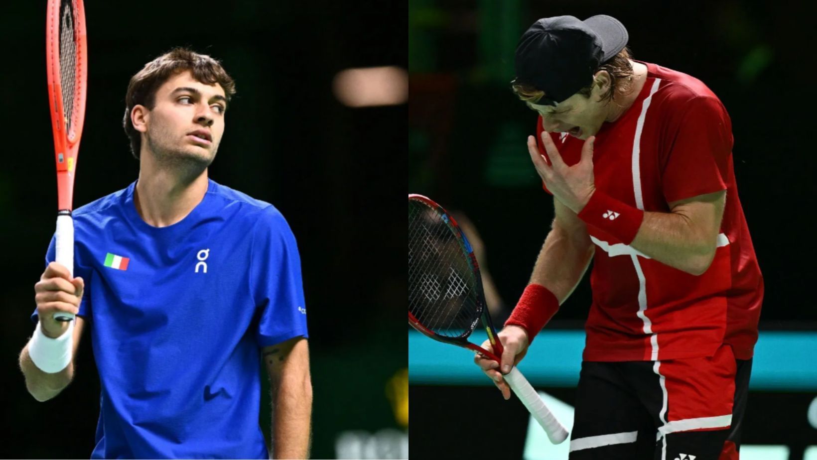 WATCH: Emotional scenes as Flavio Cobolli consoles tearful Zizou Bergs after leading Italy to thrilling win in Jannik Sinner's absence at Davis Cup
