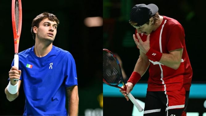 WATCH: Emotional scenes as Flavio Cobolli consoles tearful Zizou Bergs after leading Italy to thrilling win in Jannik Sinner's absence at Davis Cup