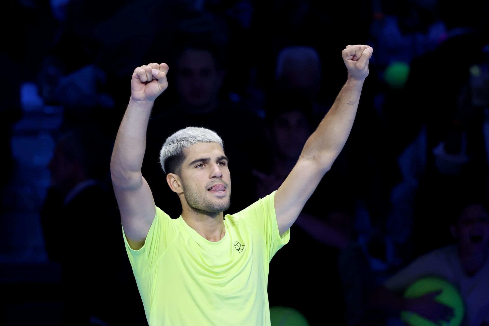 Carlos Alcaraz at the ATP Finals 2025. (Photo: Getty)