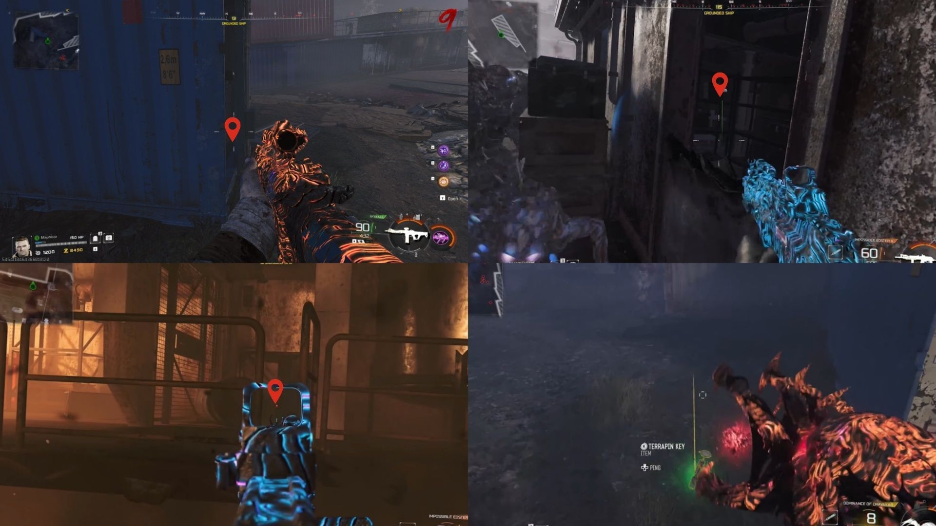 Terrapin Key potential locations (Image via Activision || YouTube/GRIZZ Viollent)