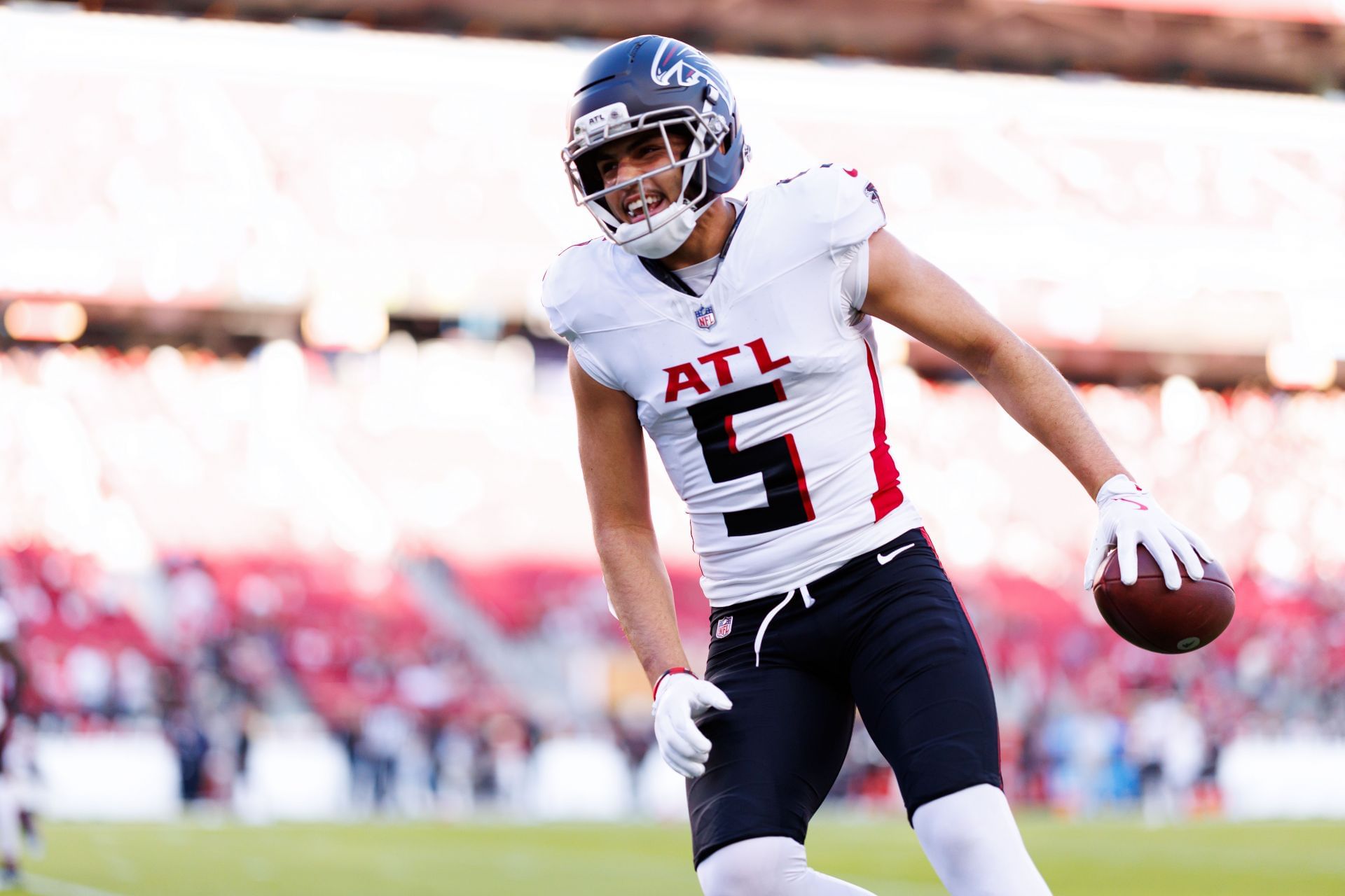 Drake London at Atlanta Falcons v San Francisco 49ers - Source: Getty