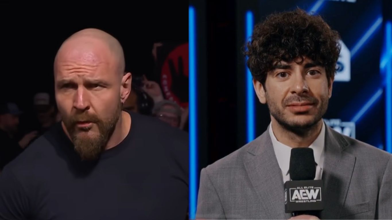Jon Moxley (left) and Tony Khan (right)  [Images taken from AEW