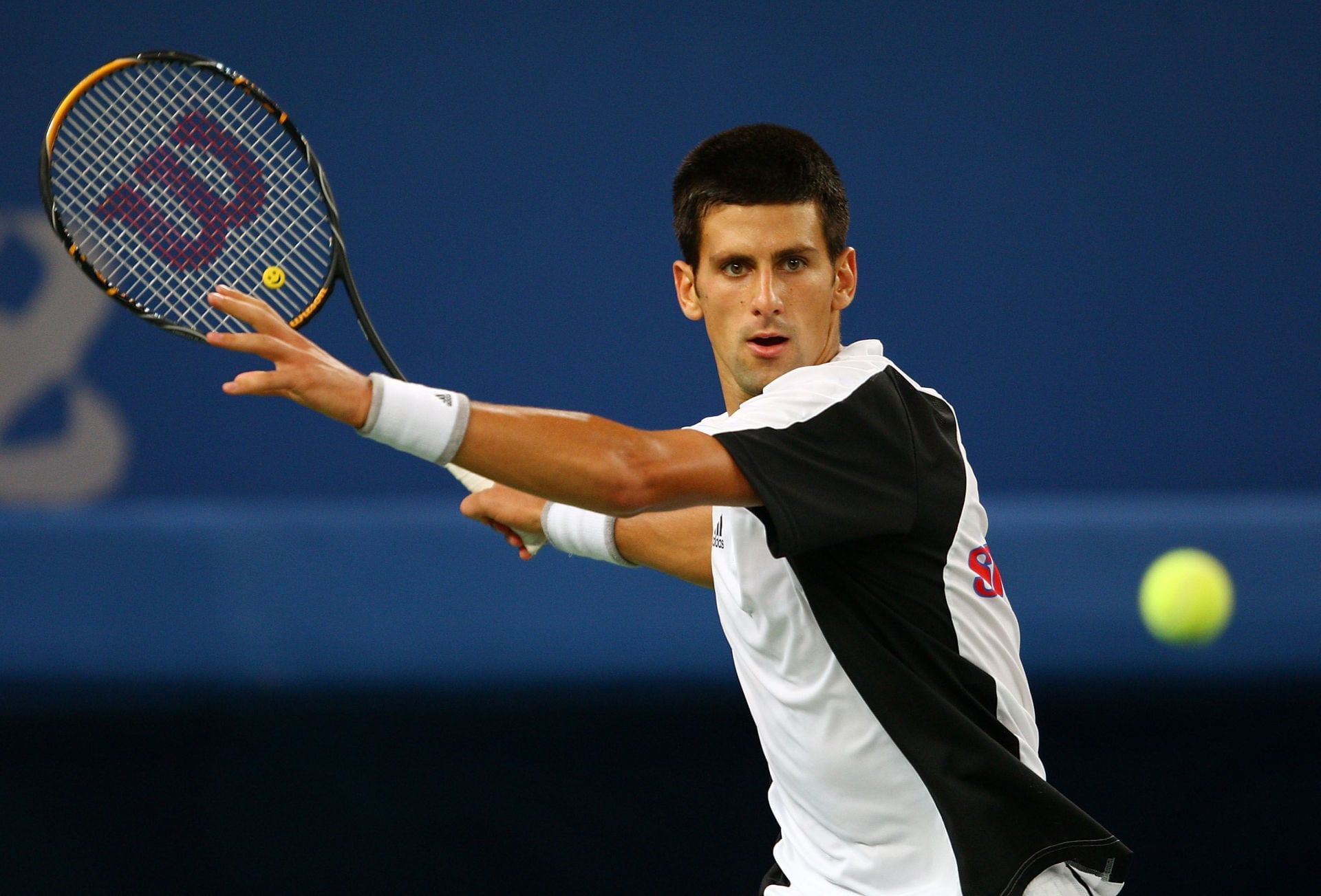 Novak Djokovic during Beijing Olympics 2008 Day 8 - Tennis - Source: Getty