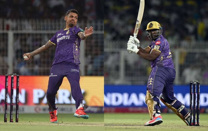 Andre Russell vs Sunil Narine - comparing their stats after 133 IPL matches for KKR