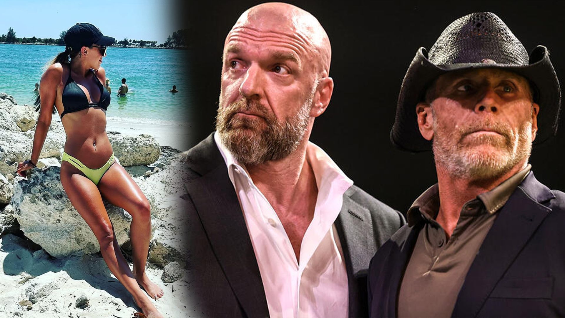 Jacy Jayne, Triple H and Shawn Michaels! (Credits: WWE.Com &amp; Jacy Jayne;s IG)