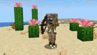Top 5 Features of Minecraft Mounts of Mayhem Update 9 The dry is a new skeleton variant in the desert (Image via Mojang Studios)