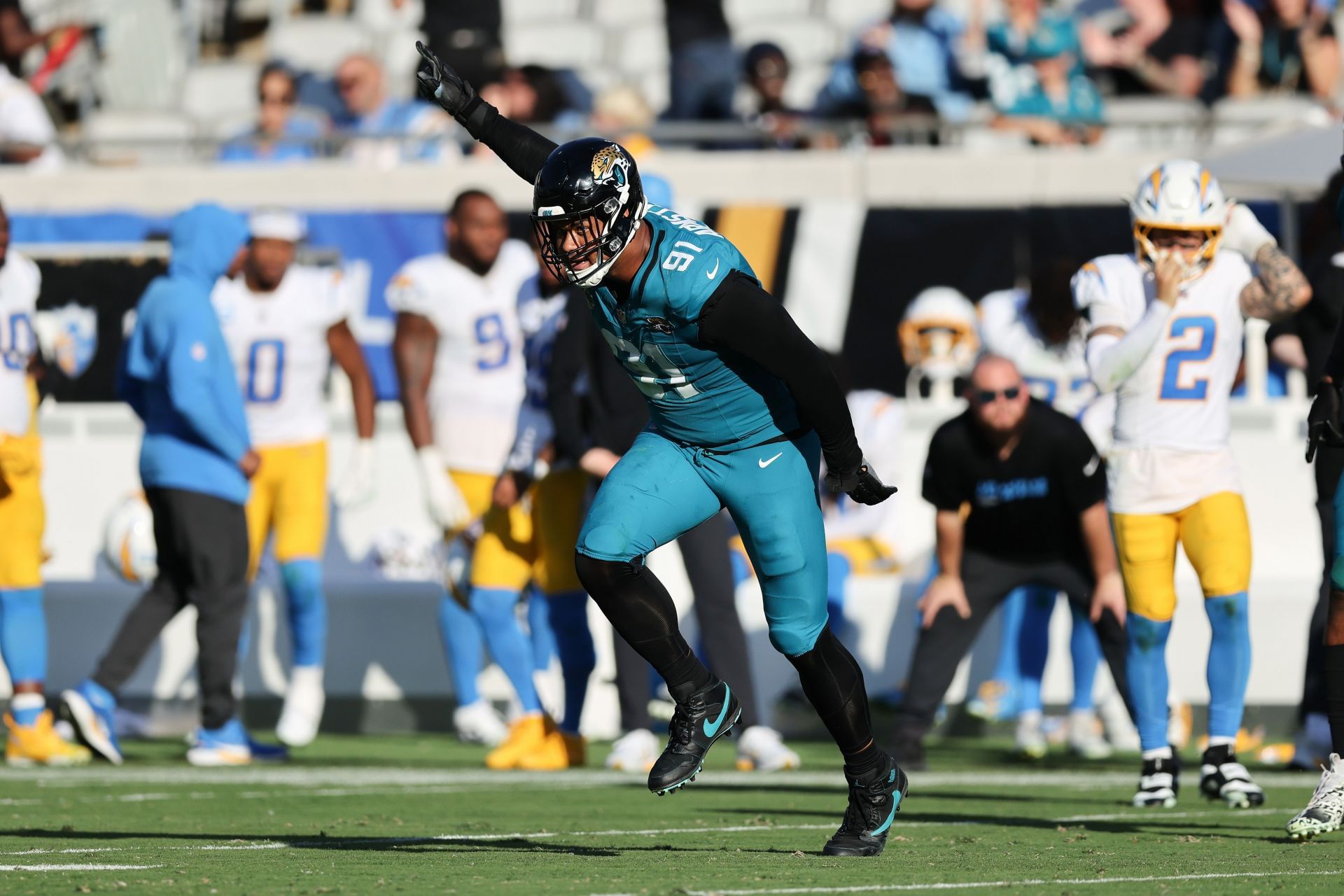 Los Angeles Chargers v Jacksonville Jaguars - NFL 2025 - Source: Getty