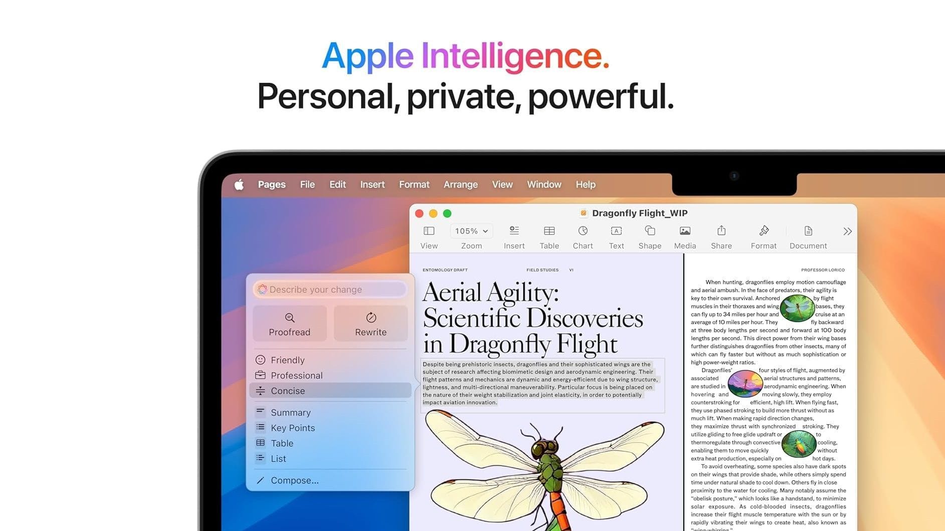 The MacBook Air 2025 model has Apple Intelligence (Image via Apple)