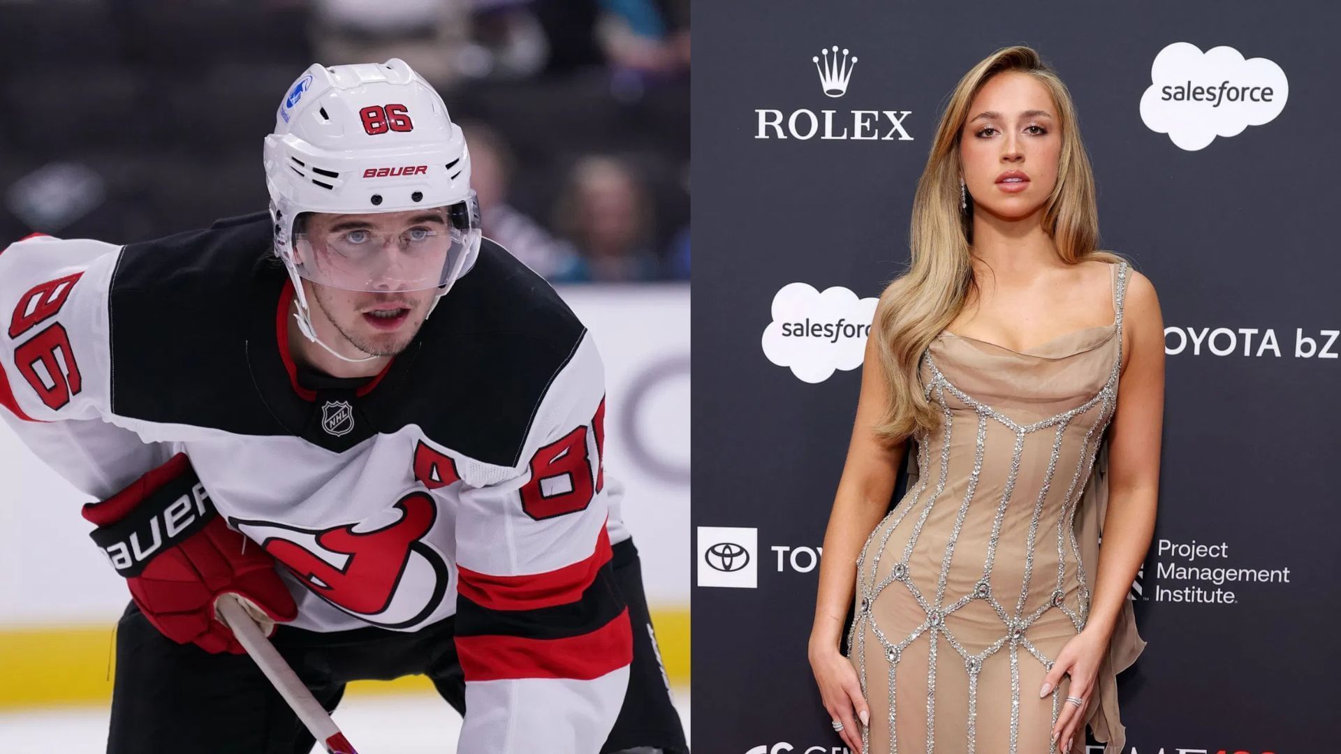 Ex-NHLer's wife commends Tate McRae's outfit choices for alleged date with Devils star Jack Hughes