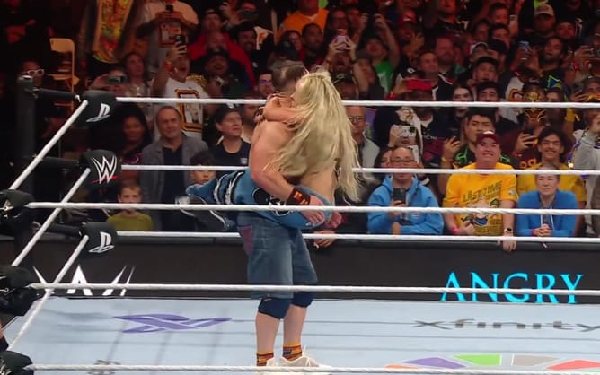 [PHOTO] John Cena's hilarious off-air reaction to shocking Liv Morgan moment captured by a WWE fan at Survivor Series 2025
